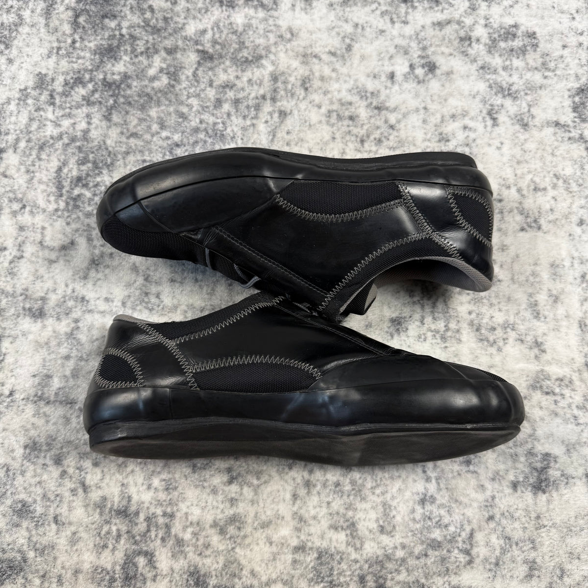 Issey Miyake Archive Leather & Mesh Technical Sneakers