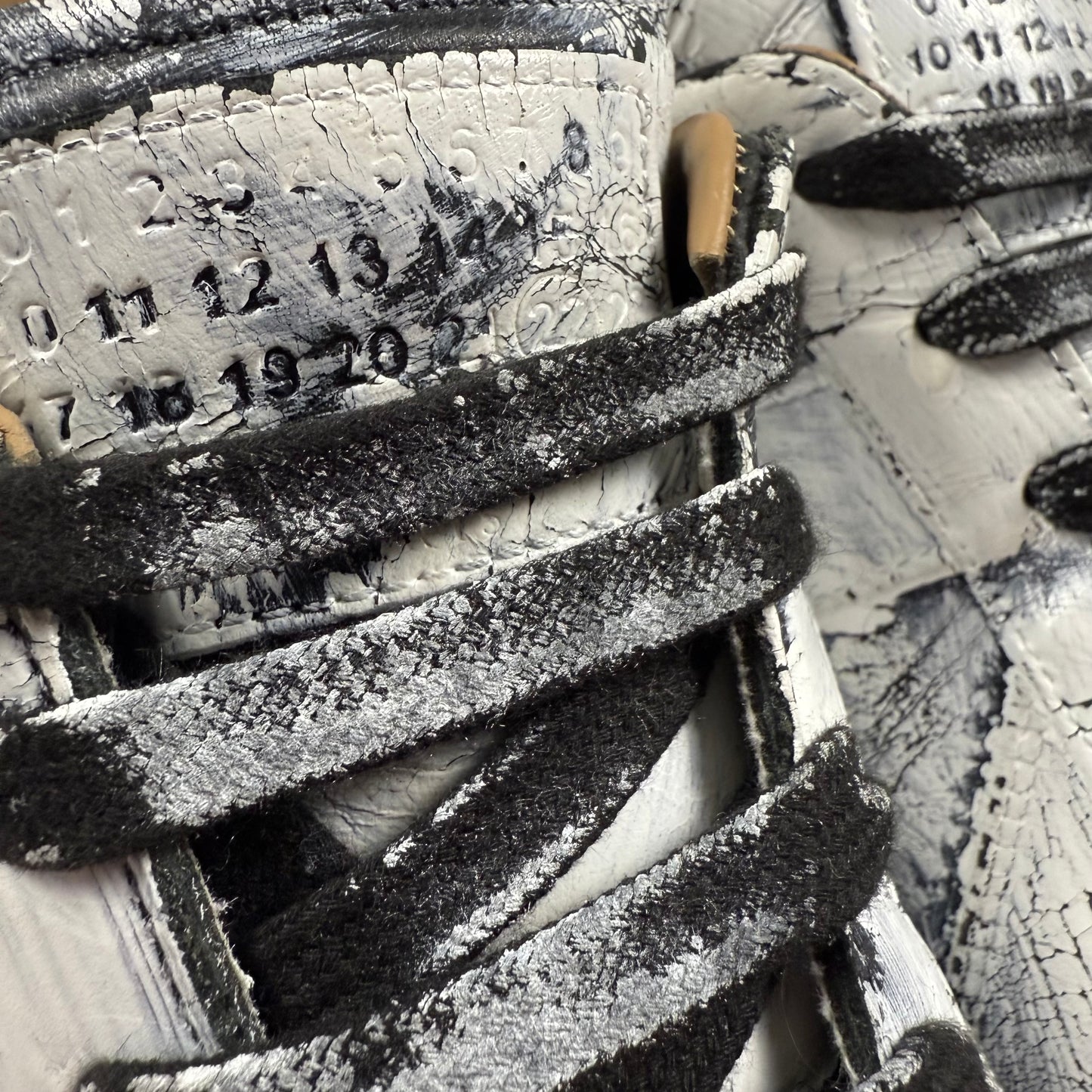 Maison Margiela Replica GAT ‘Aged Paint / Distressed Crackle’ Sneakers
