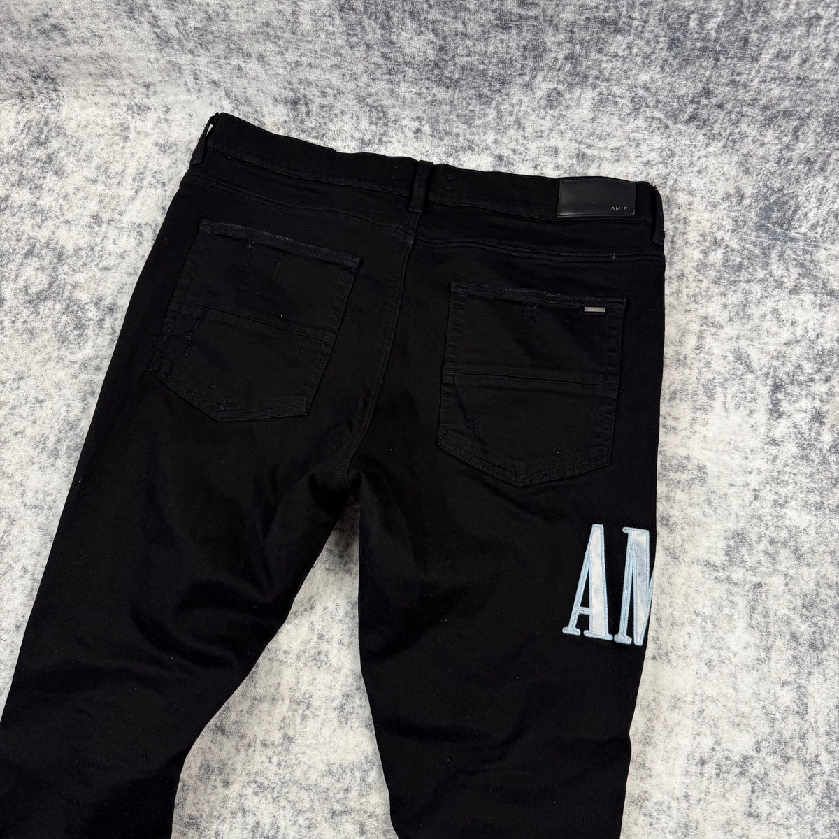 AMIRI Tie-Dye Core ‘Black’ Skinny Jeans