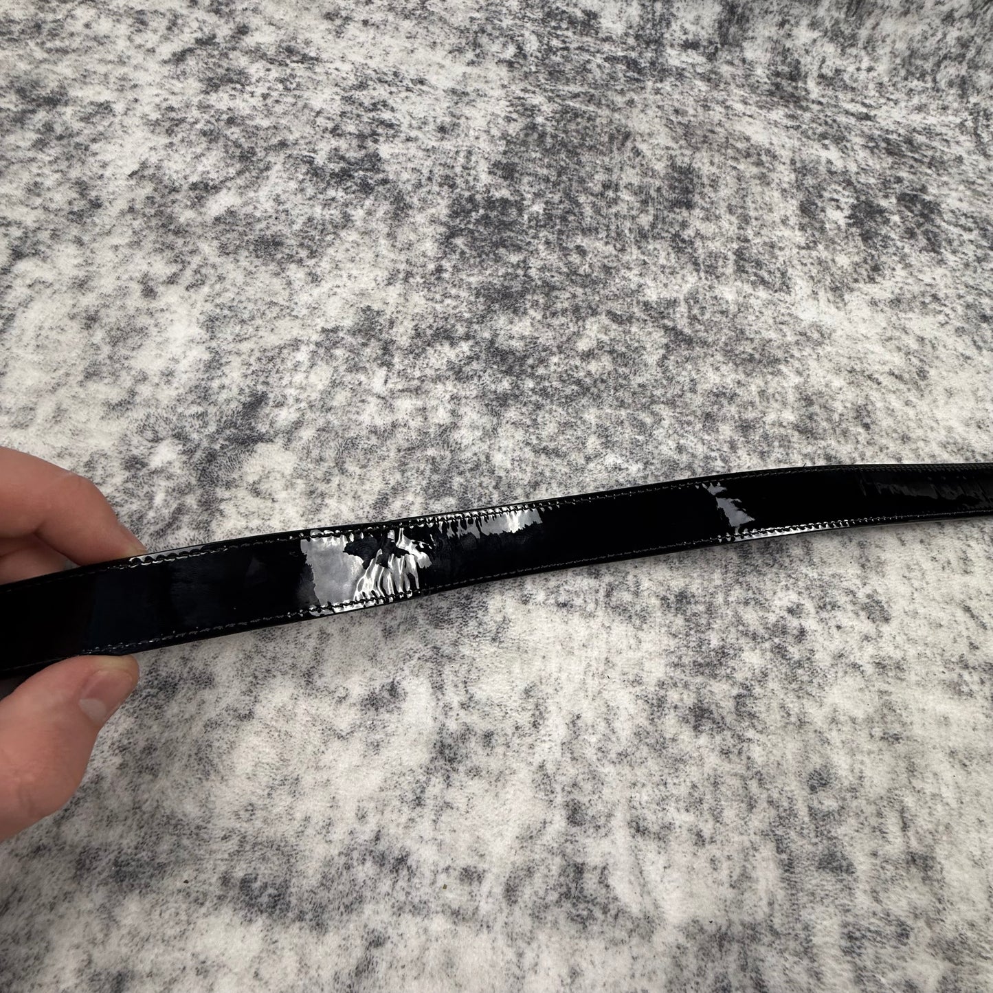 1017 Alyx 9SM Leather Rollercoaster ‘Black’ Belt