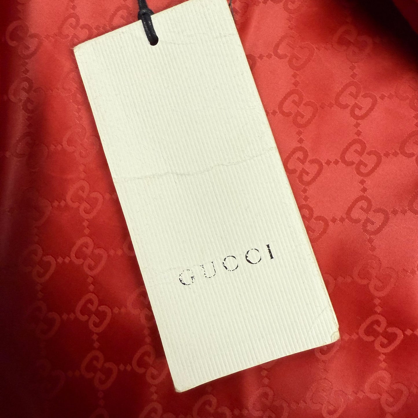 Gucci Monogram Nylon ‘Red’ Hooded Windbreaker