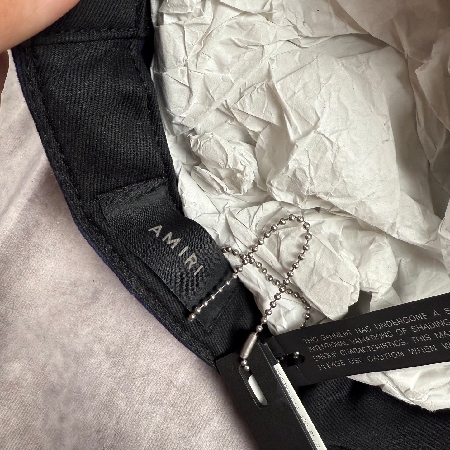 Amiri 22 Logo ‘Navy’  Fitted Cap