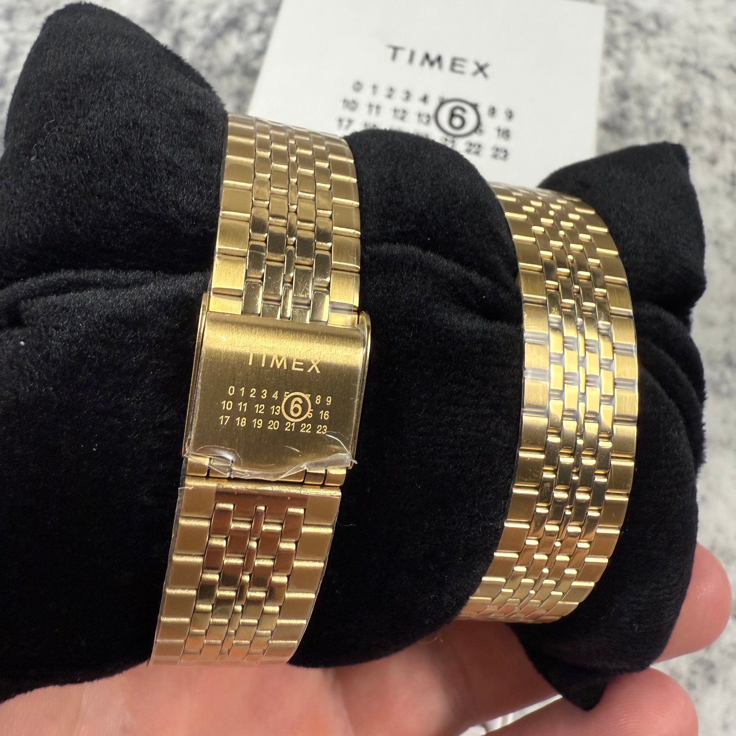 MM6 Maison Margiela x Timex Gold Digital Watch Set
