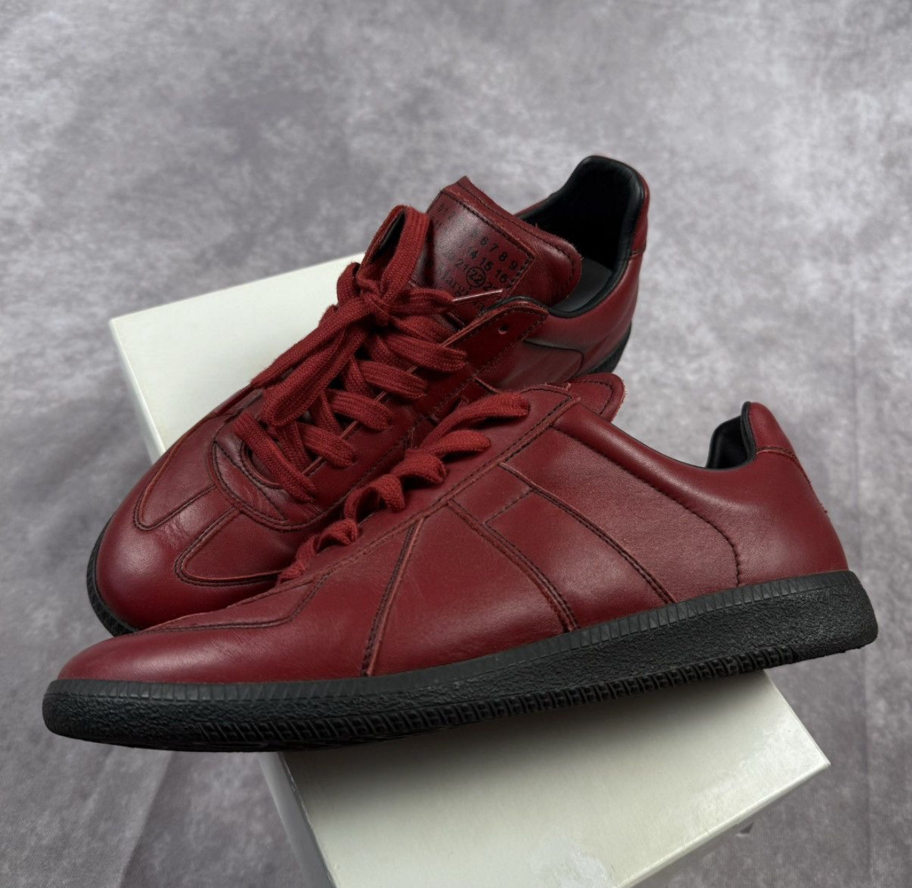 Maison Margiela Red Leather Gats
