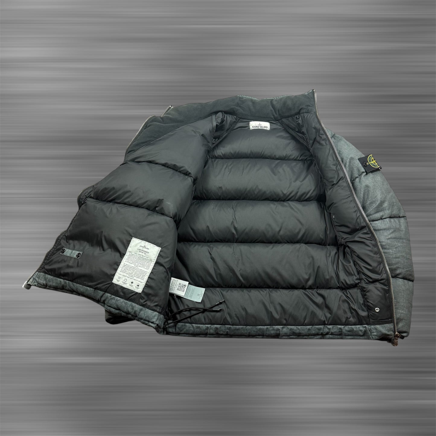 Stone Island Asymmetrical Zip Puffer Jacket