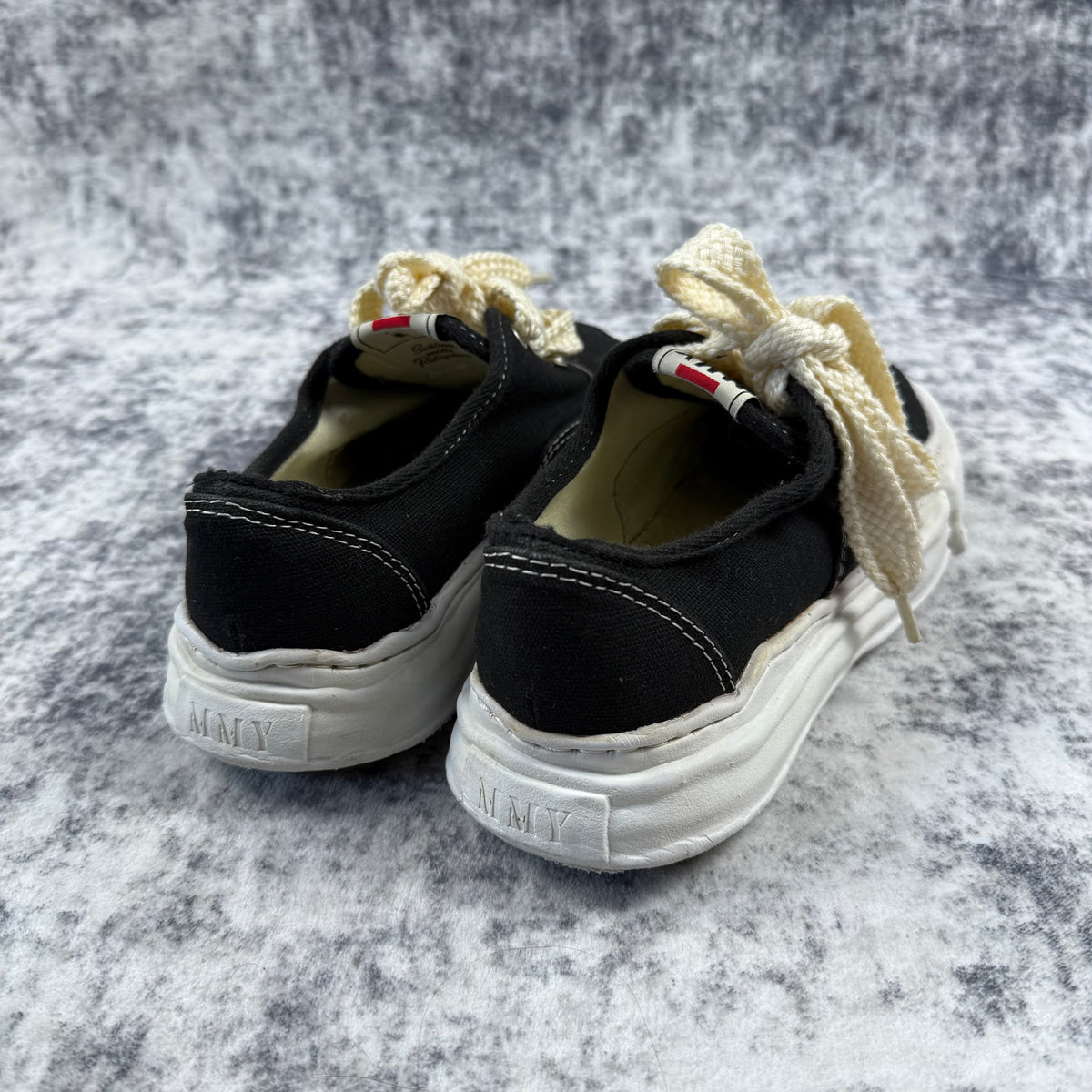 Maison Mihara Yasuhiro Baker Canvas ʼBlack’ Shoes