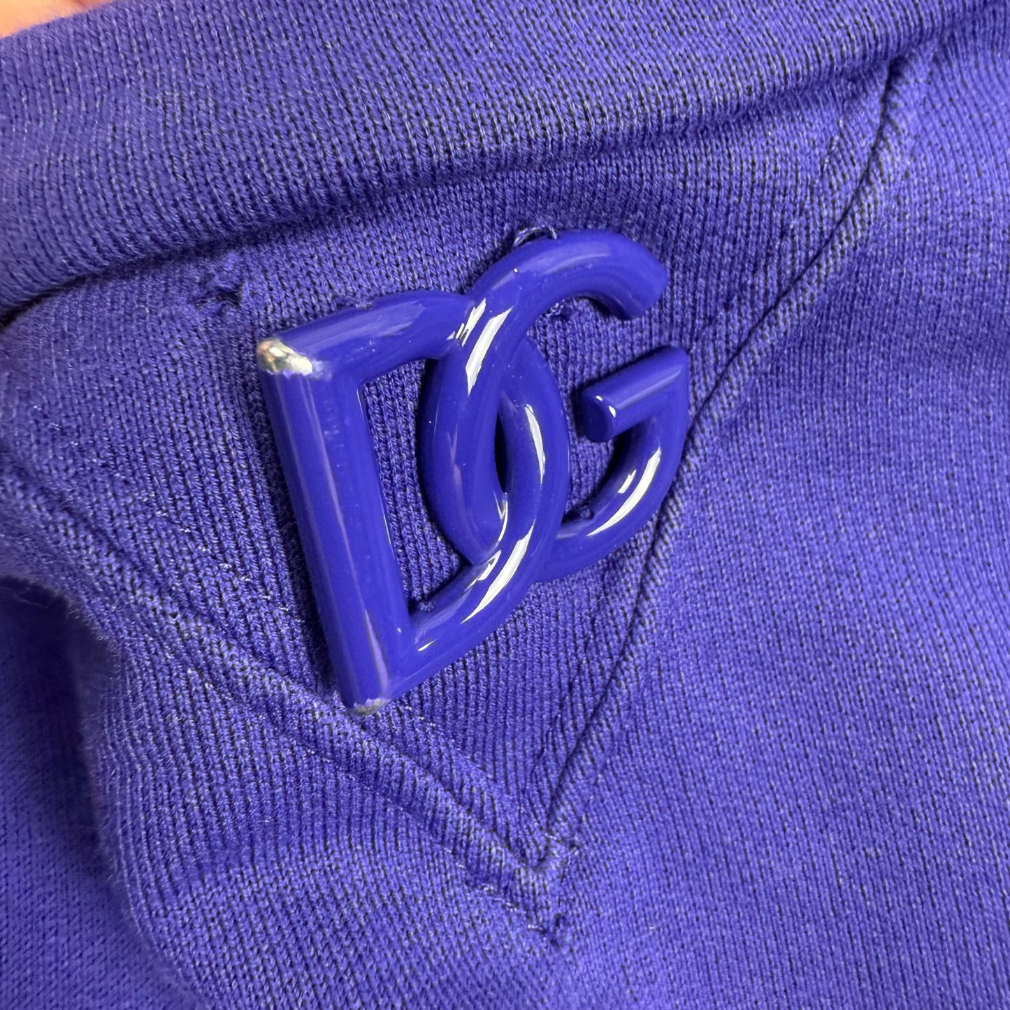 Dolce & Gabbana Metal Logo ‘Purple’ Crewneck