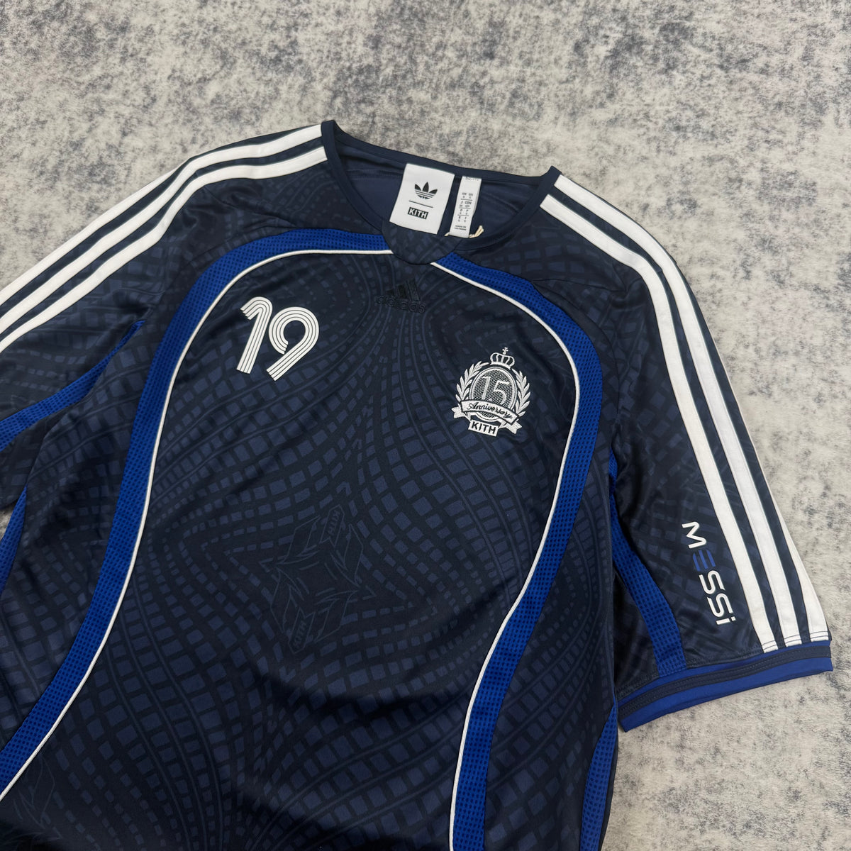 Kith x Adidas Messi Football 2006 “Night Navy” Jersey