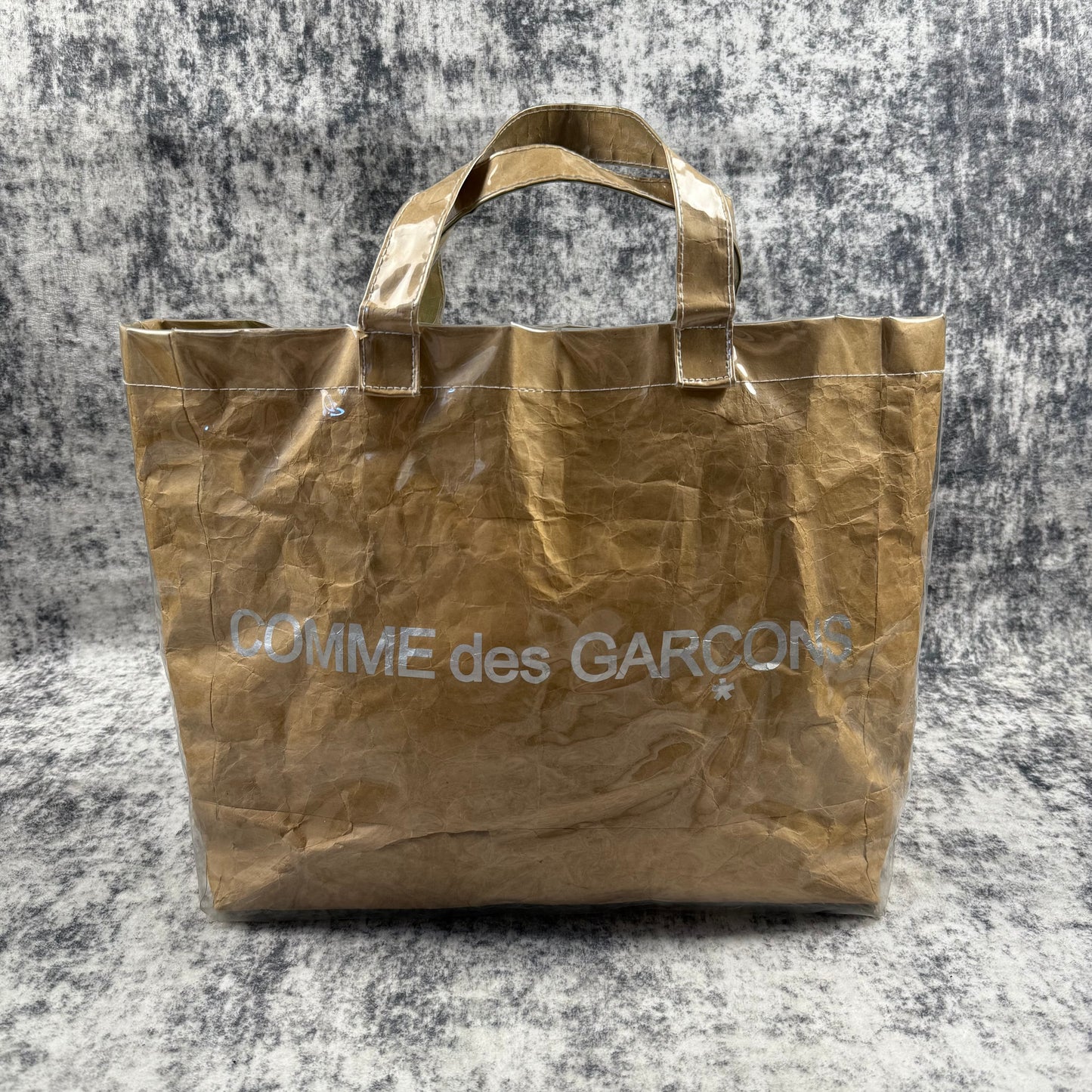 Come Des Garçons PVC Paper Tote Bag
