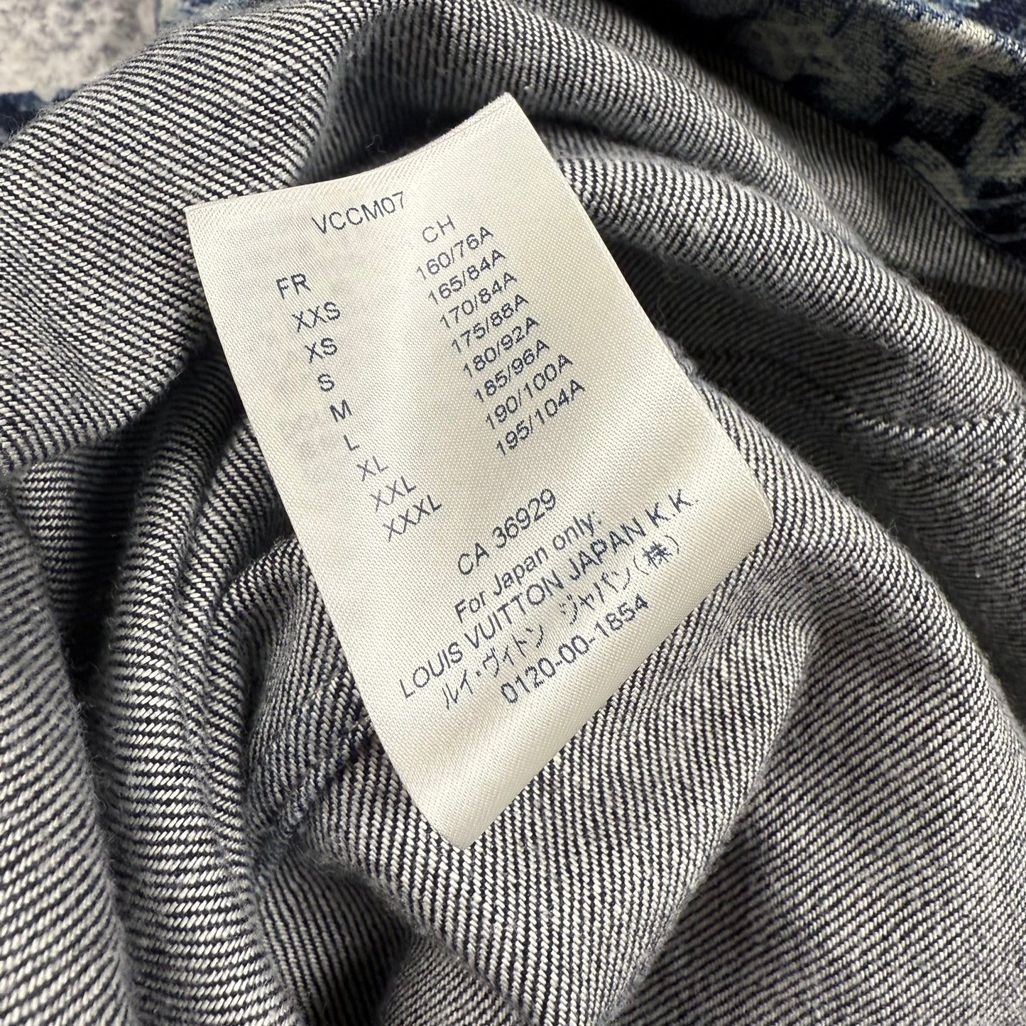 Louis Vuitton 2021 Tapestry Denim Monogram ‘Blue’ Button Up Shirt