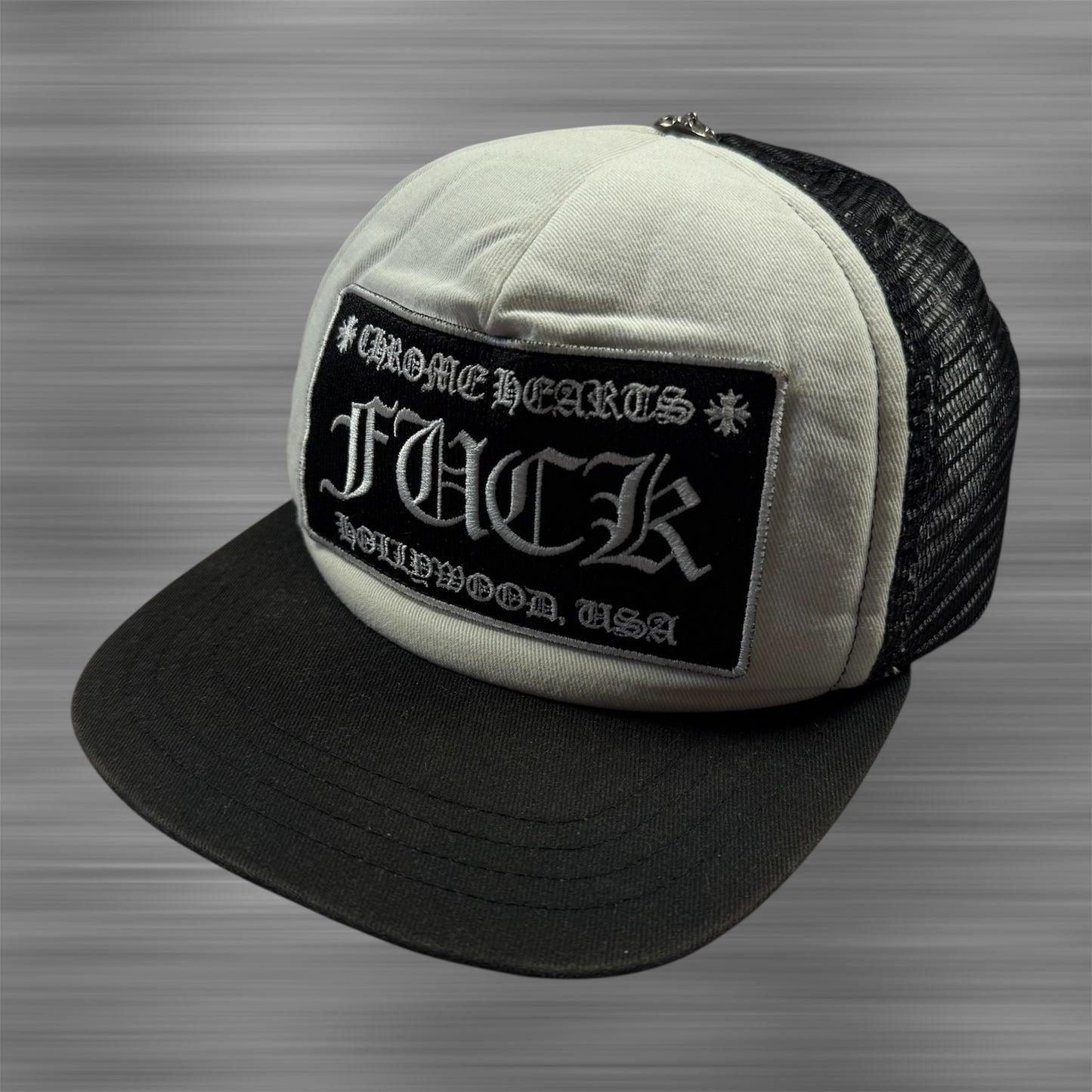 Chrome Hearts Trucker Cap ‘FUCK’ Hollywood USA