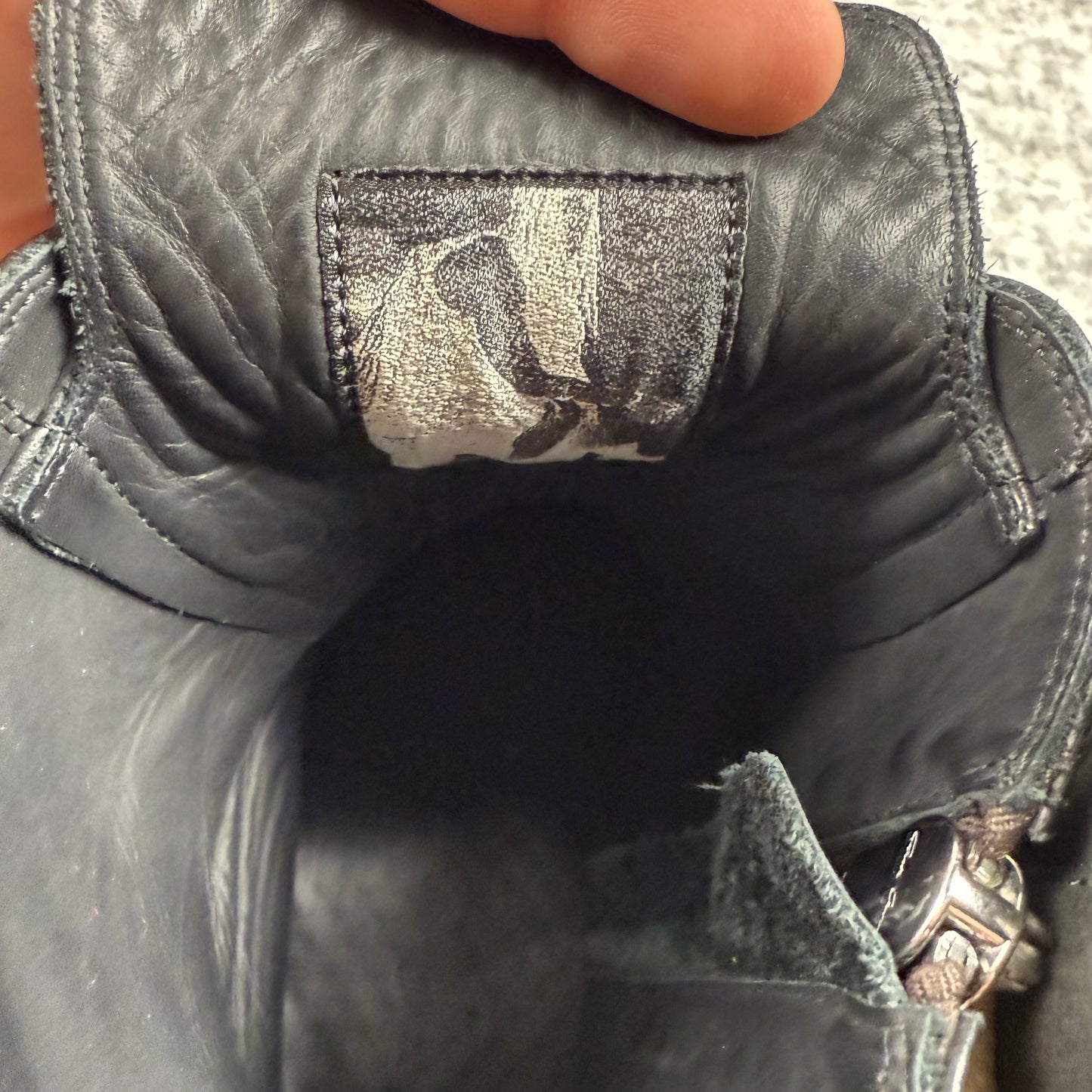 Rick Owens Mainline Leather ‘Black’ Ramones