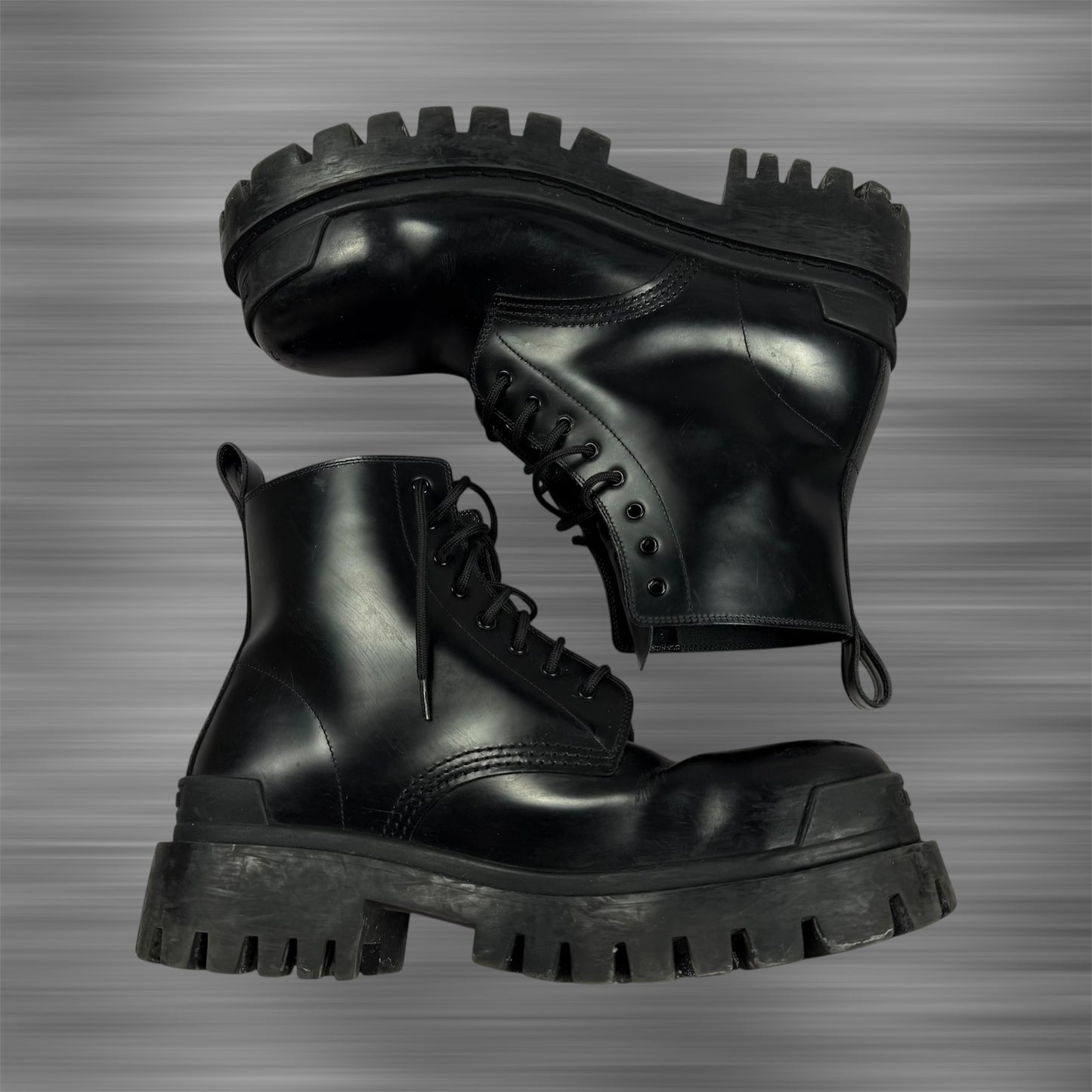 Balenciaga Leather Strike ‘Black’ Boots