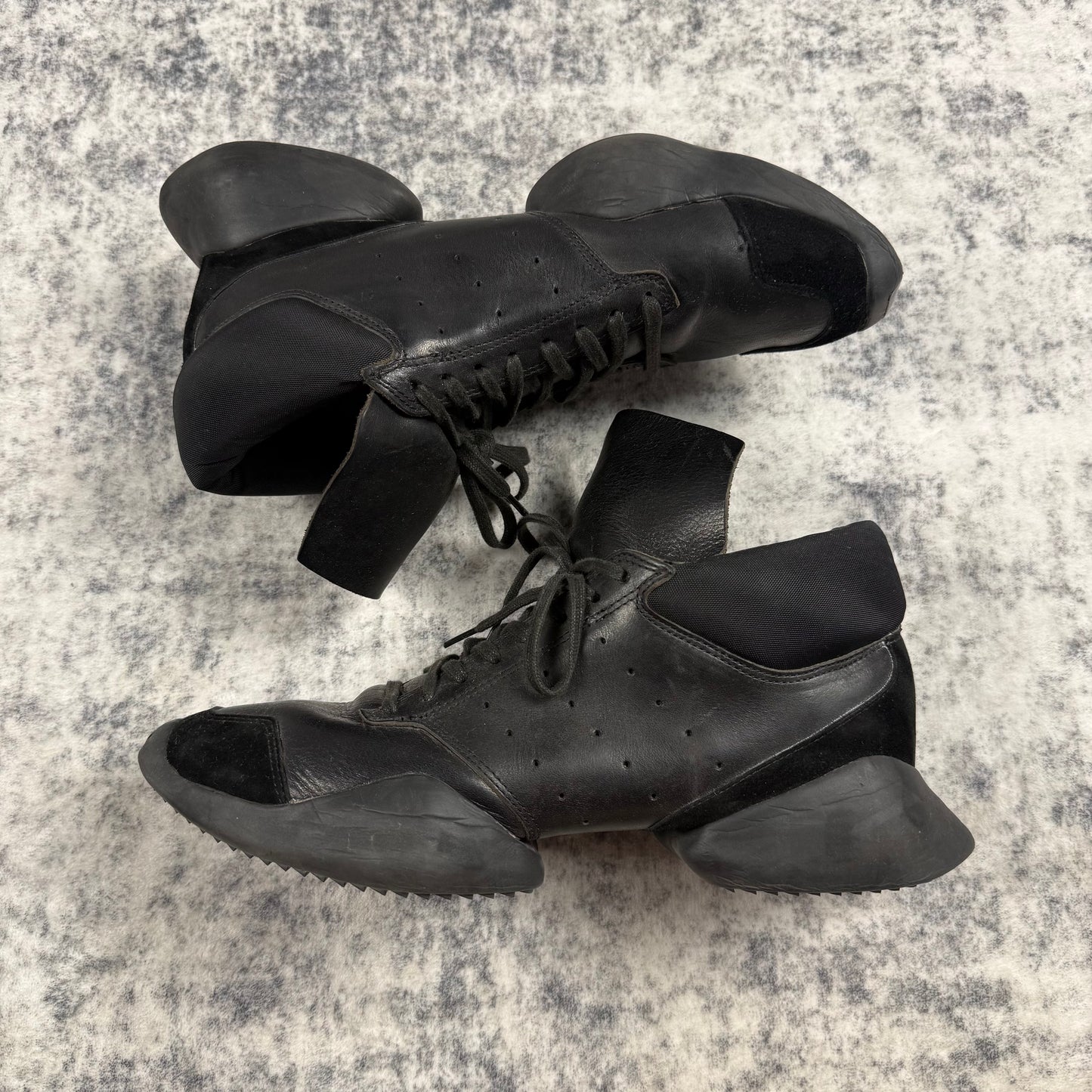 Rick Owens x Adidas ‘Black’ Runner Shoes