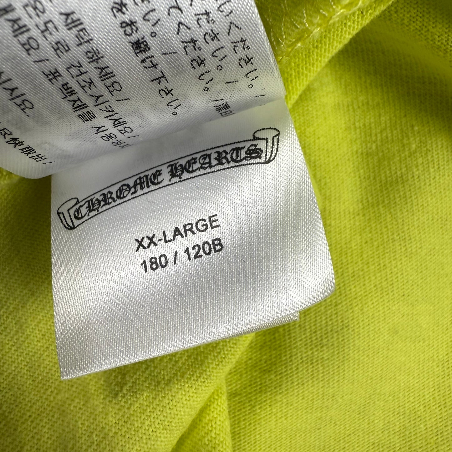 Chrome Hearts & Matty Boy Link ‘Lime Green’ T-shirt