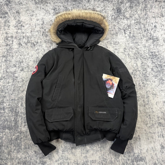 Vintage Canada Goose Chilliwack Bomber ‘Black’ Fur Down Jacket