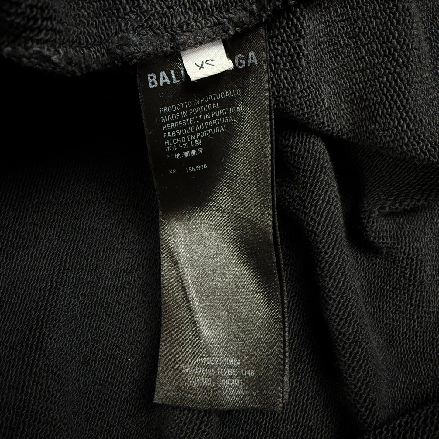 Balenciaga Washed Big Logo Hoodie