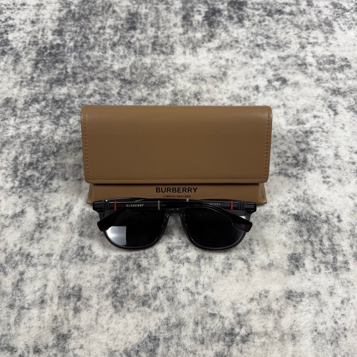 Burberry Polarized Square Frame Sunglasses
