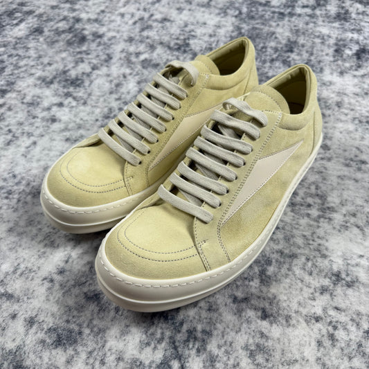 Rick Owens Suede Vintage ‘Butter/Milk’ Shoes