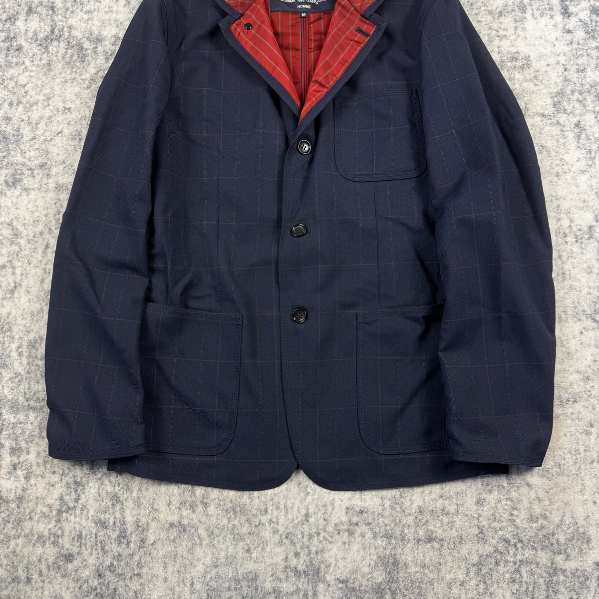 Comme des Garçons Homme SS2006 Windowpane Check Blazer & Trousers Set