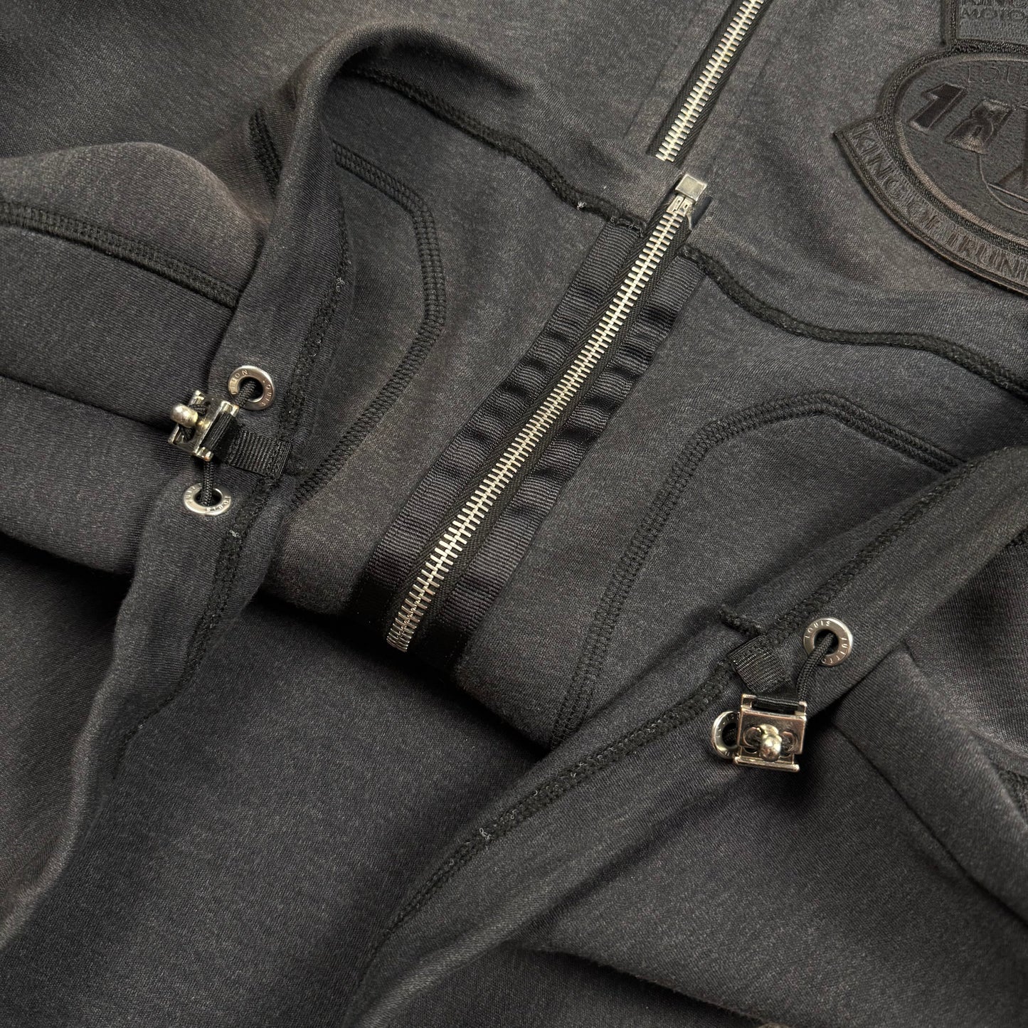Louis Vuitton King of Trunk Makers Patch ‘Gray’ Zip Hoodie