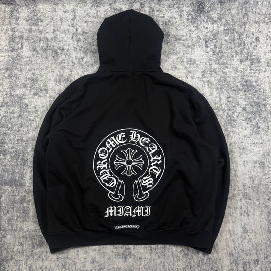Chrome Hearts Horseshoe Miami ‘Black’ Hoodie