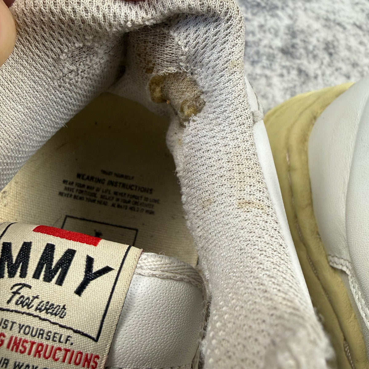 Maison Mihara Yasuhiro Wayne Leather ‘White’ Shoes