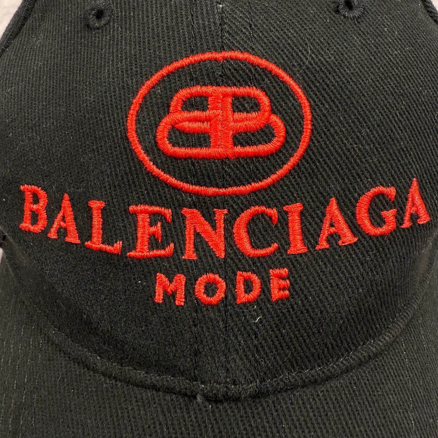 Balenciaga Mode Embroidered Big Logo ‘Black’ Cap
