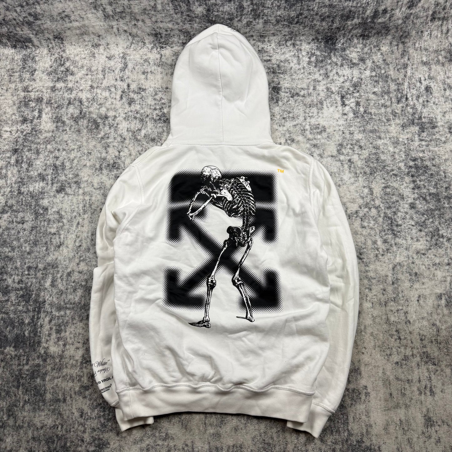 Off-White x Undercover Reversible “Skeleton Dancing” ‘White’ Hoodie
