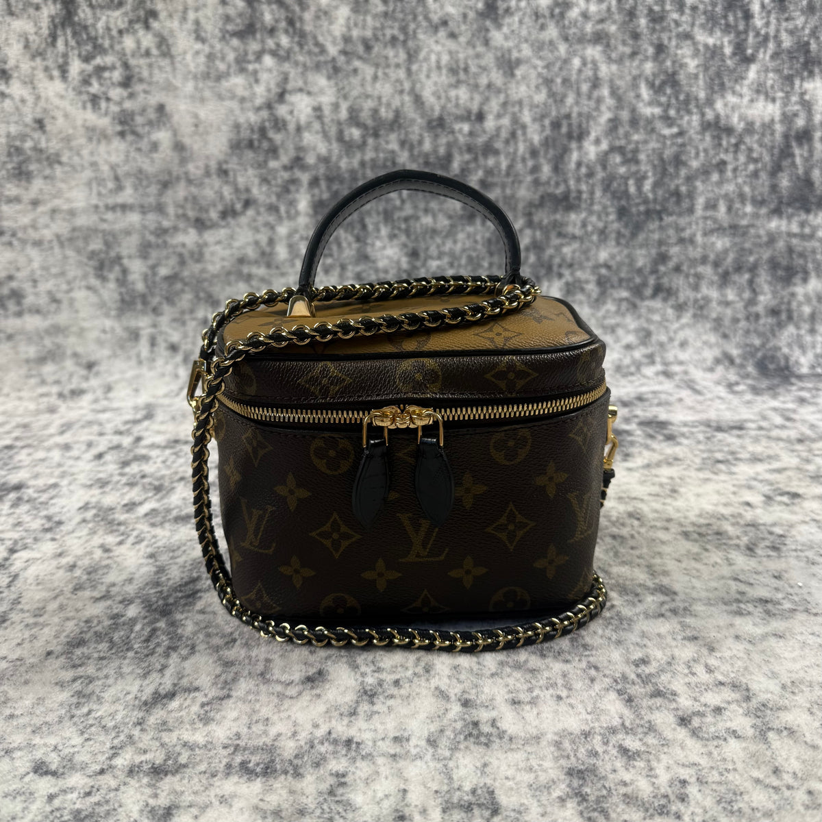 Louis Vuitton Monogram Vanity PM Chain Shoulder Bag
