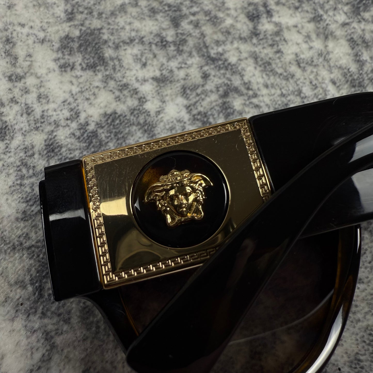 Versace Medusa Head Tortoiseshell Sunglasses