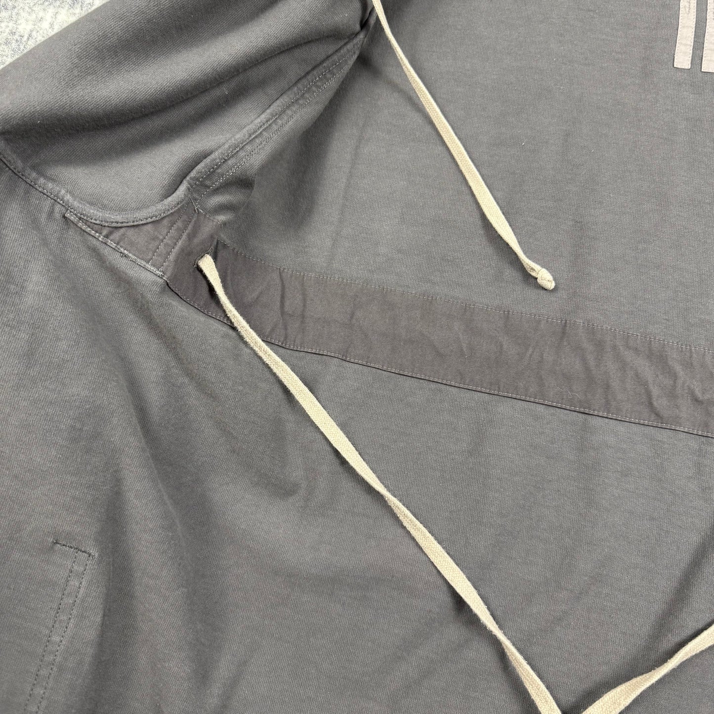 Rick Owens SS/18 Mainline Long Zip Hooded ‘Grey’ Jacket