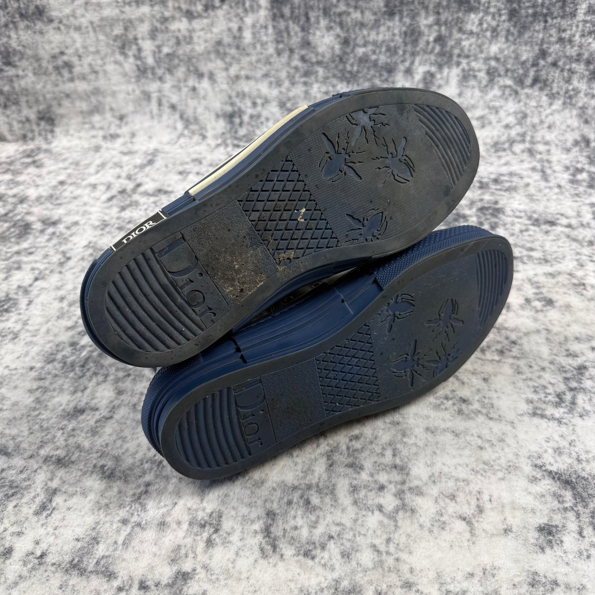 Dior B23 Oblique ‘Navy’ High Top Shoes