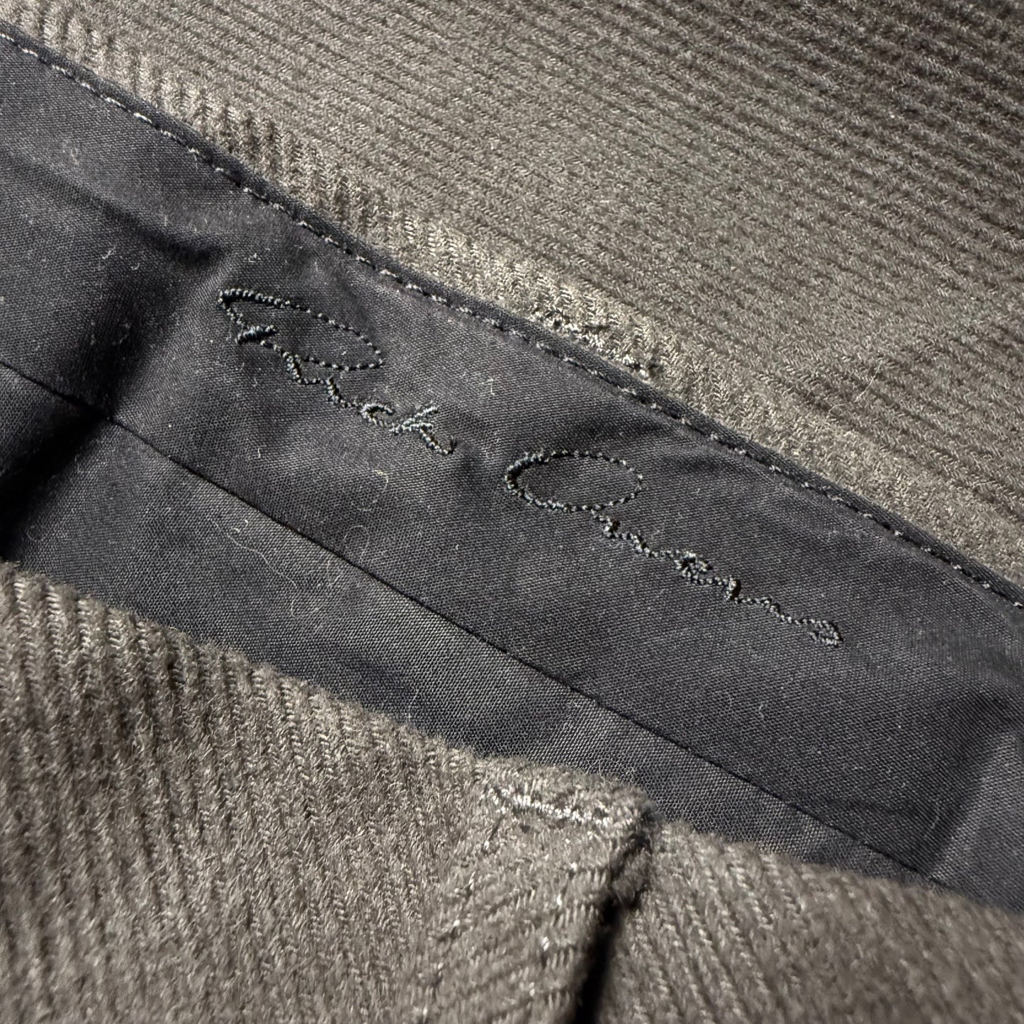 Rick Owens Tailored Belas Trousers – Dark Dust Pants