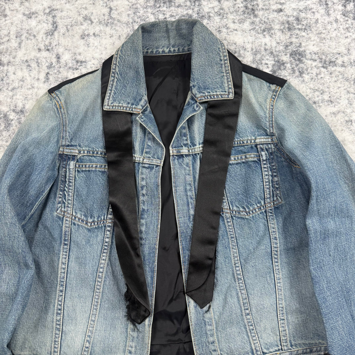Undercover Jun Takahashi Sequin Dagger Hybrid Denim Jacket