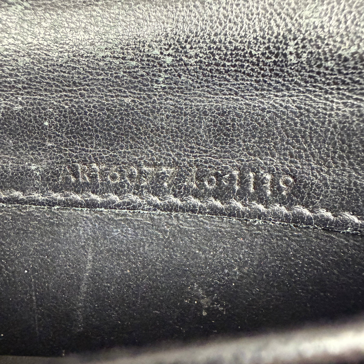 Saint Laurent Croc Embossed Leather Long Wallet