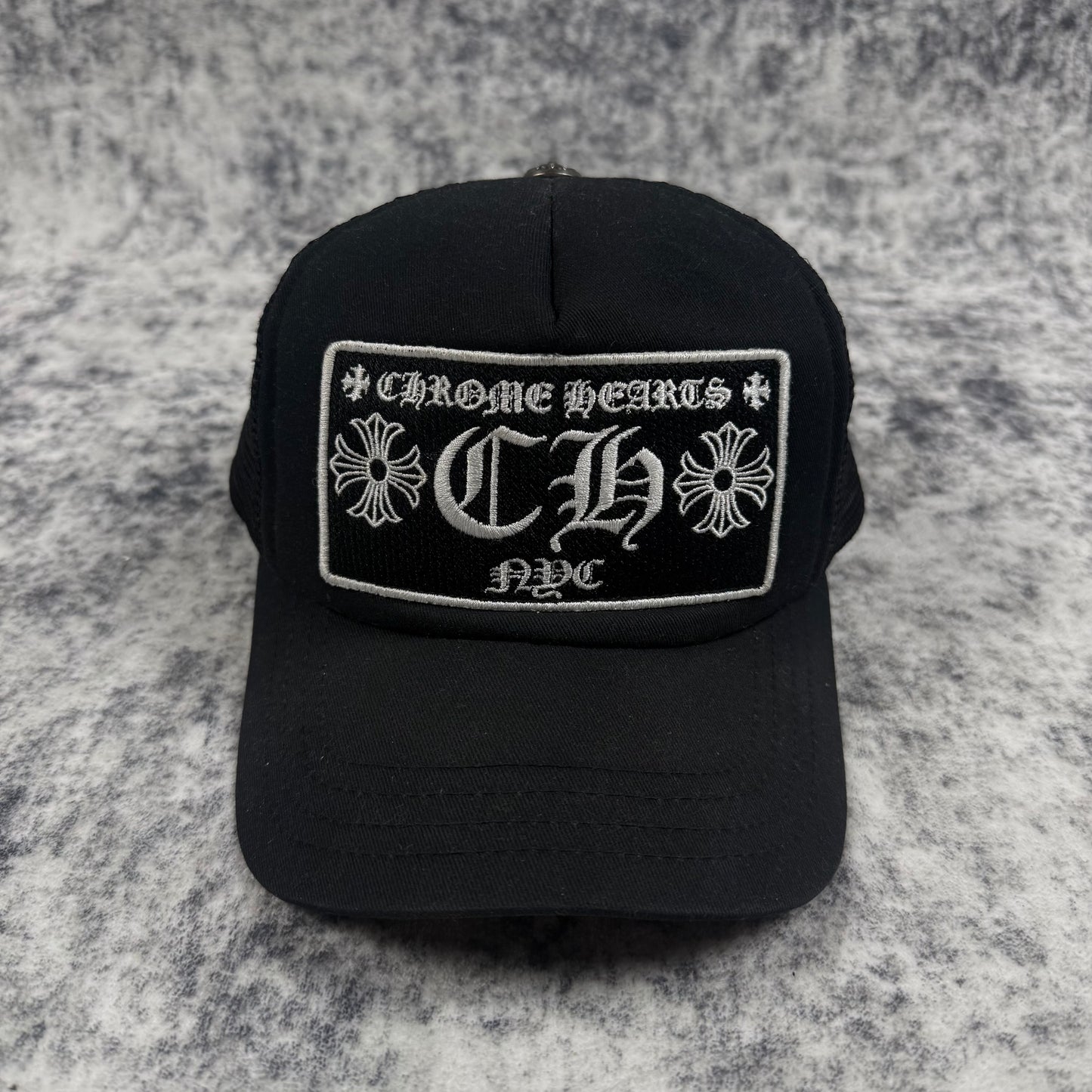Chrome Hearts New York ‘Black’ Trucker Cap