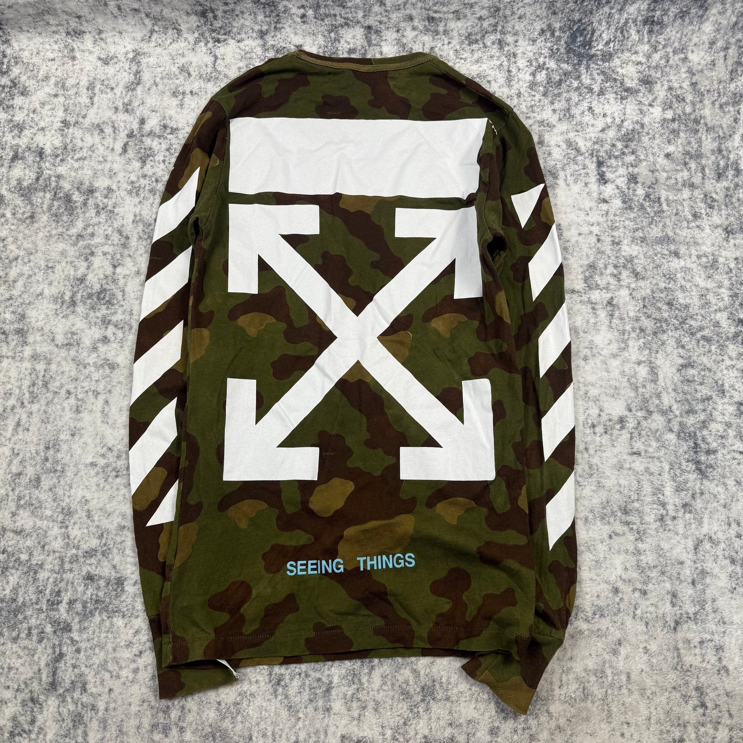OFF-WHITE ‘Seeing Things’ Camo Longsleeve