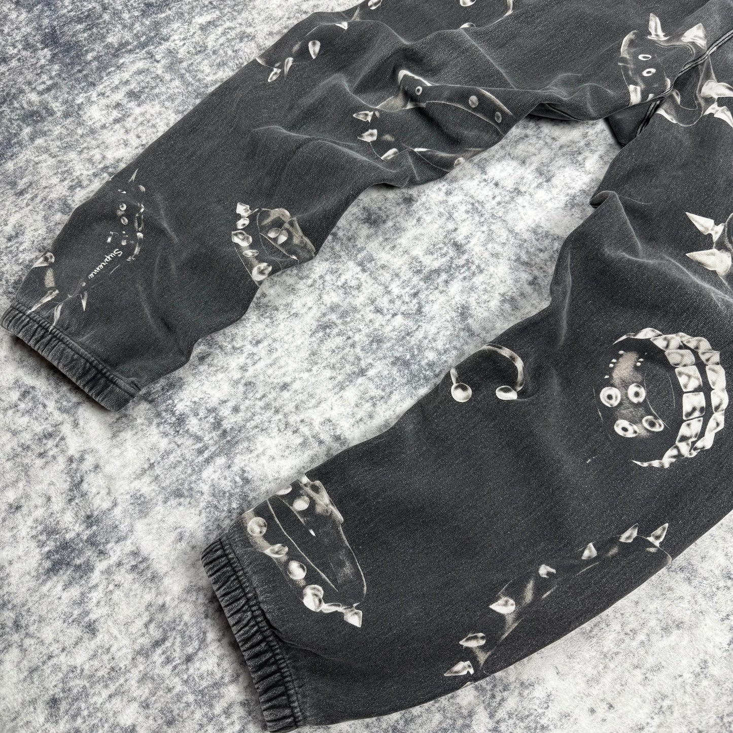 Supreme FW20 Studded Collars ‘Gray’ Sweatpants