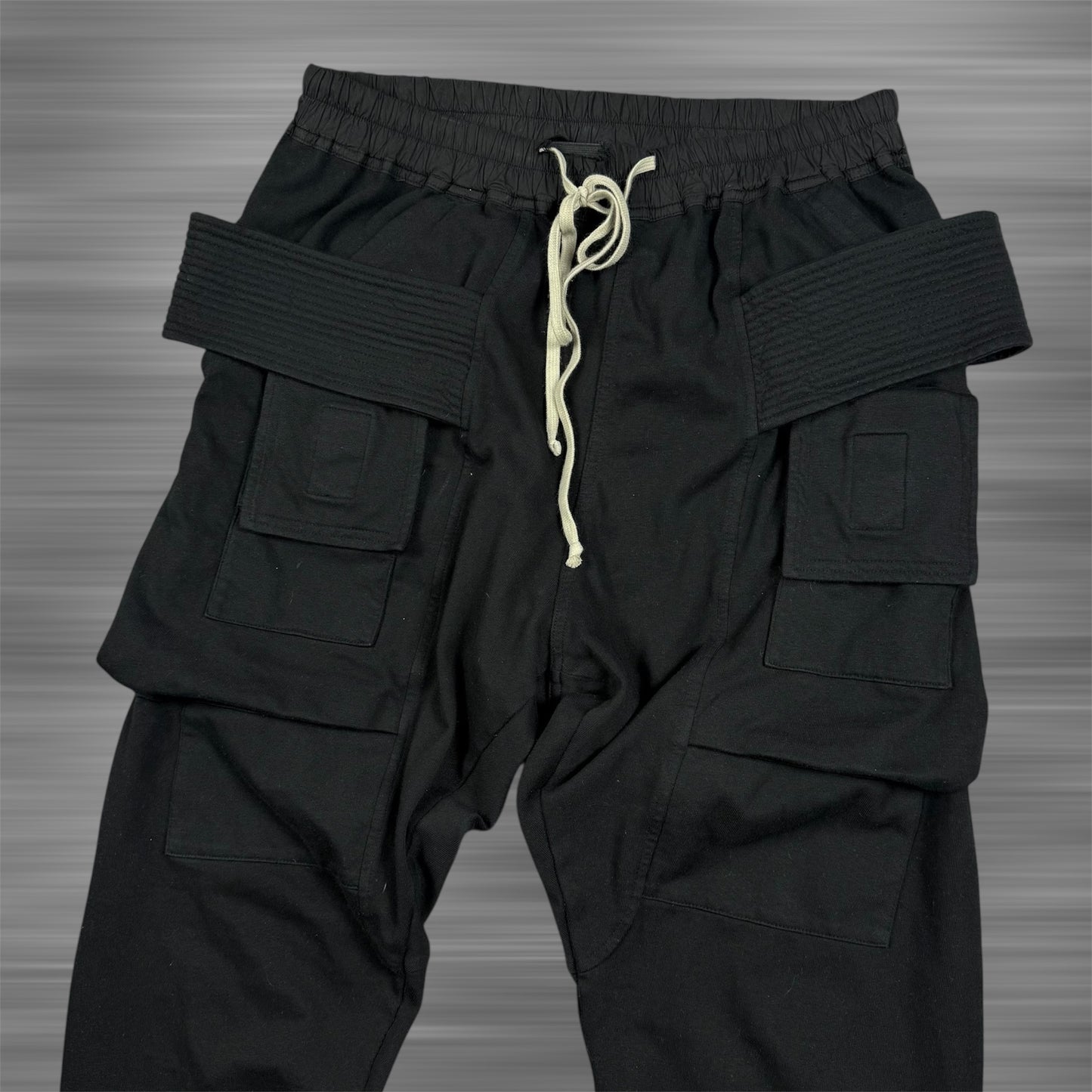 Rick Owens DRKSHDW Black 'Creatch' Cargo Pants