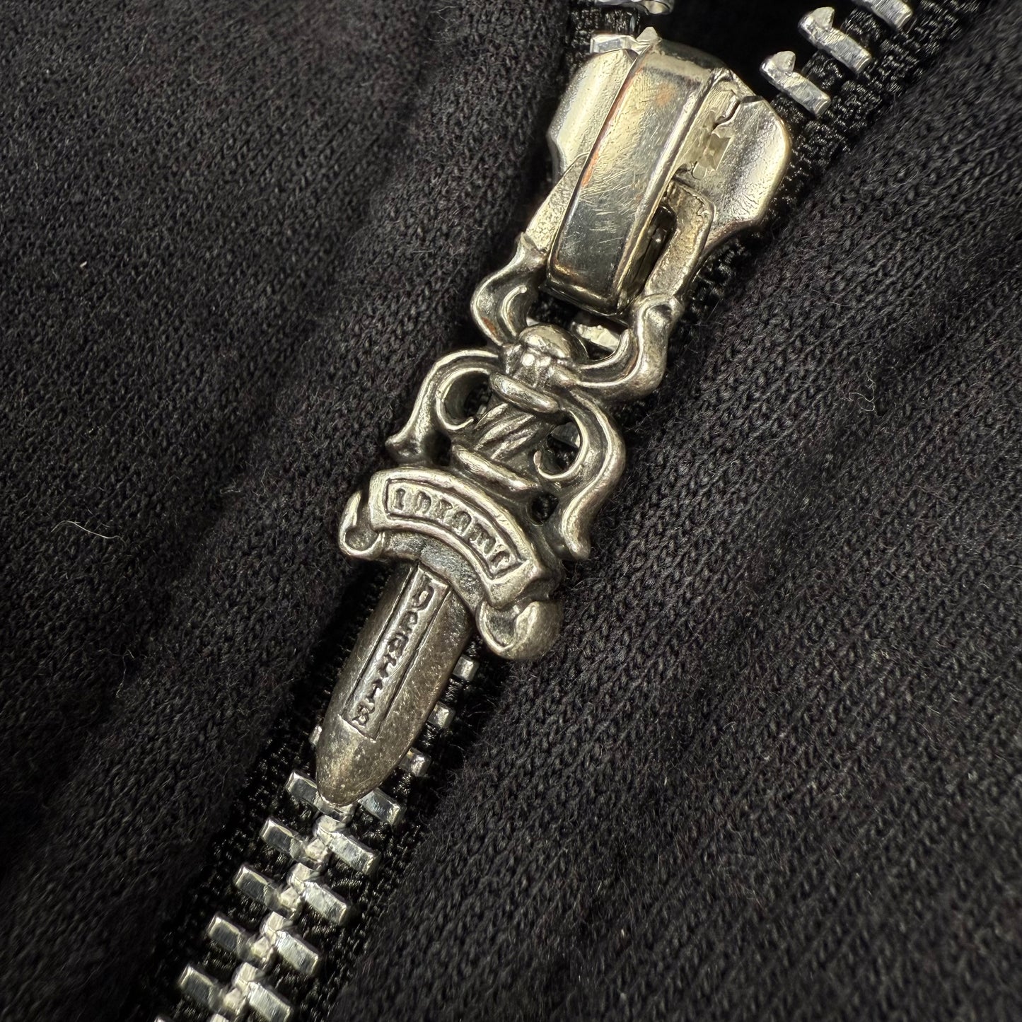 Chrome Hearts Los Angeles Thermal Horseshoe ‘Black’ Zip Hoodie