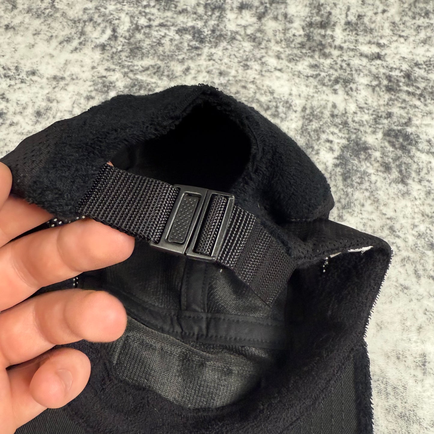Supreme Fleece Mesh Side Camp ‘Black’ Cap