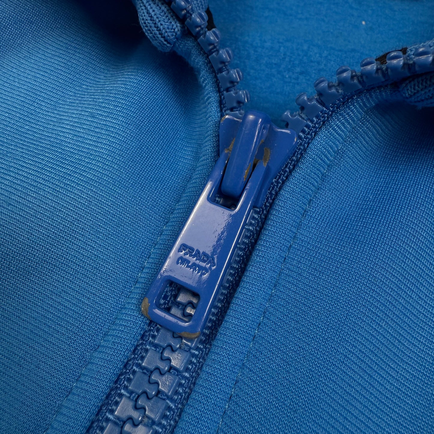 Prada Milano Triangle Logo Zip Track ‘Blue/Black’ Jacket