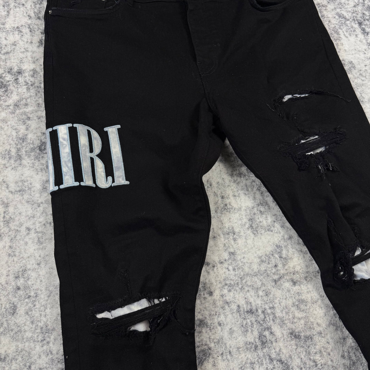 AMIRI Tie-Dye Core ‘Black’ Skinny Jeans