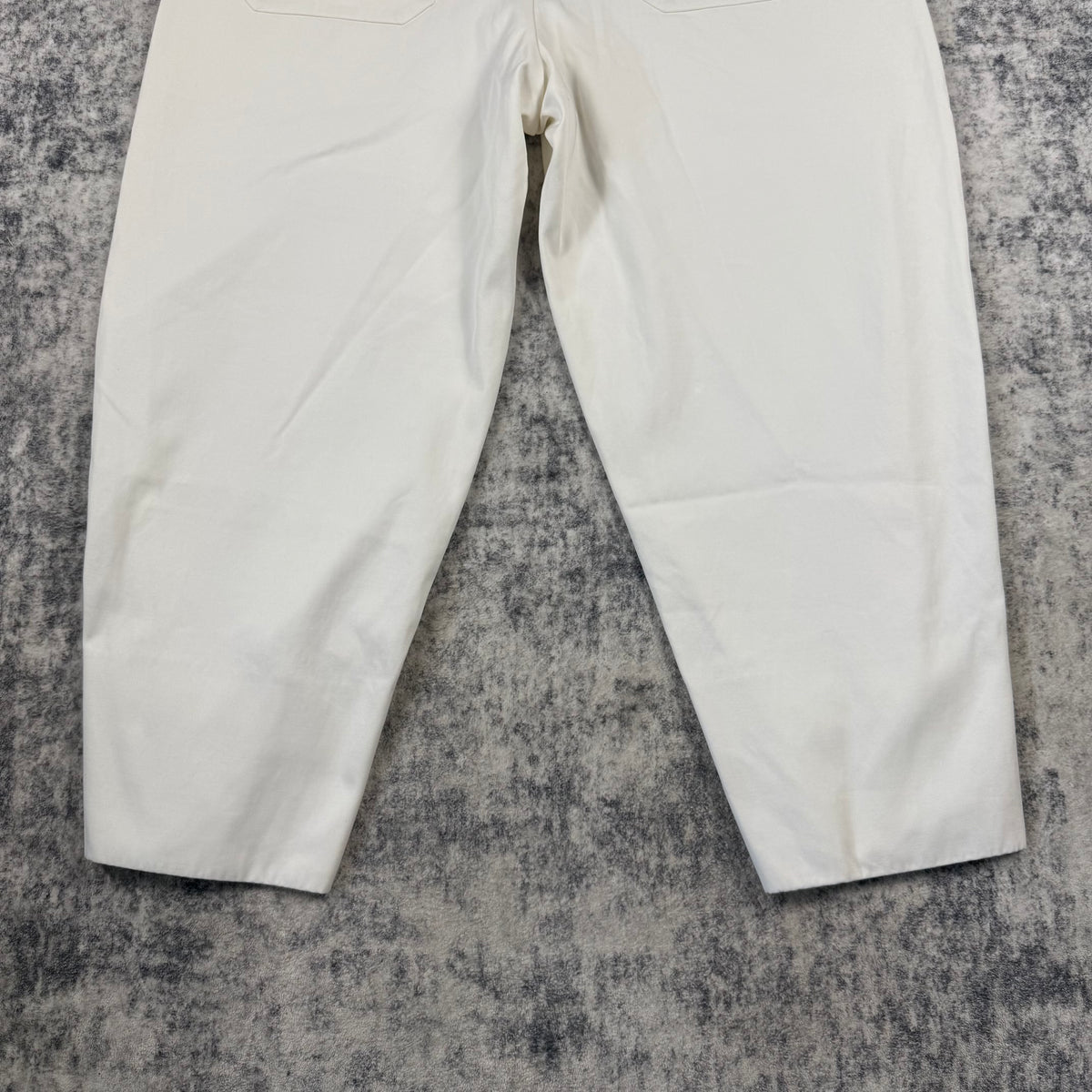Hermès Vintage White Adjustable Ankle Riding Trousers