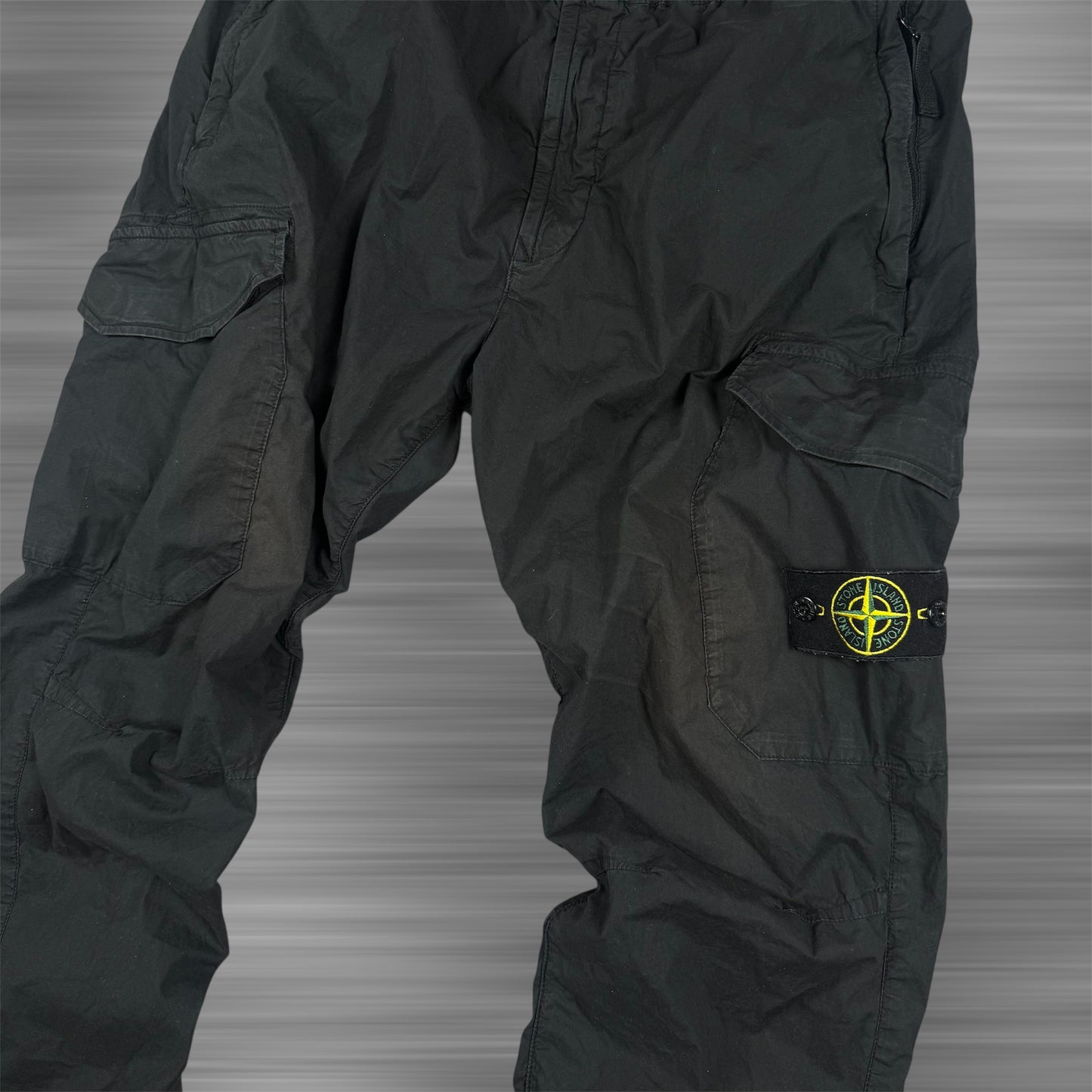 Stone Island Nylon ‘Black’ Cargo Pants