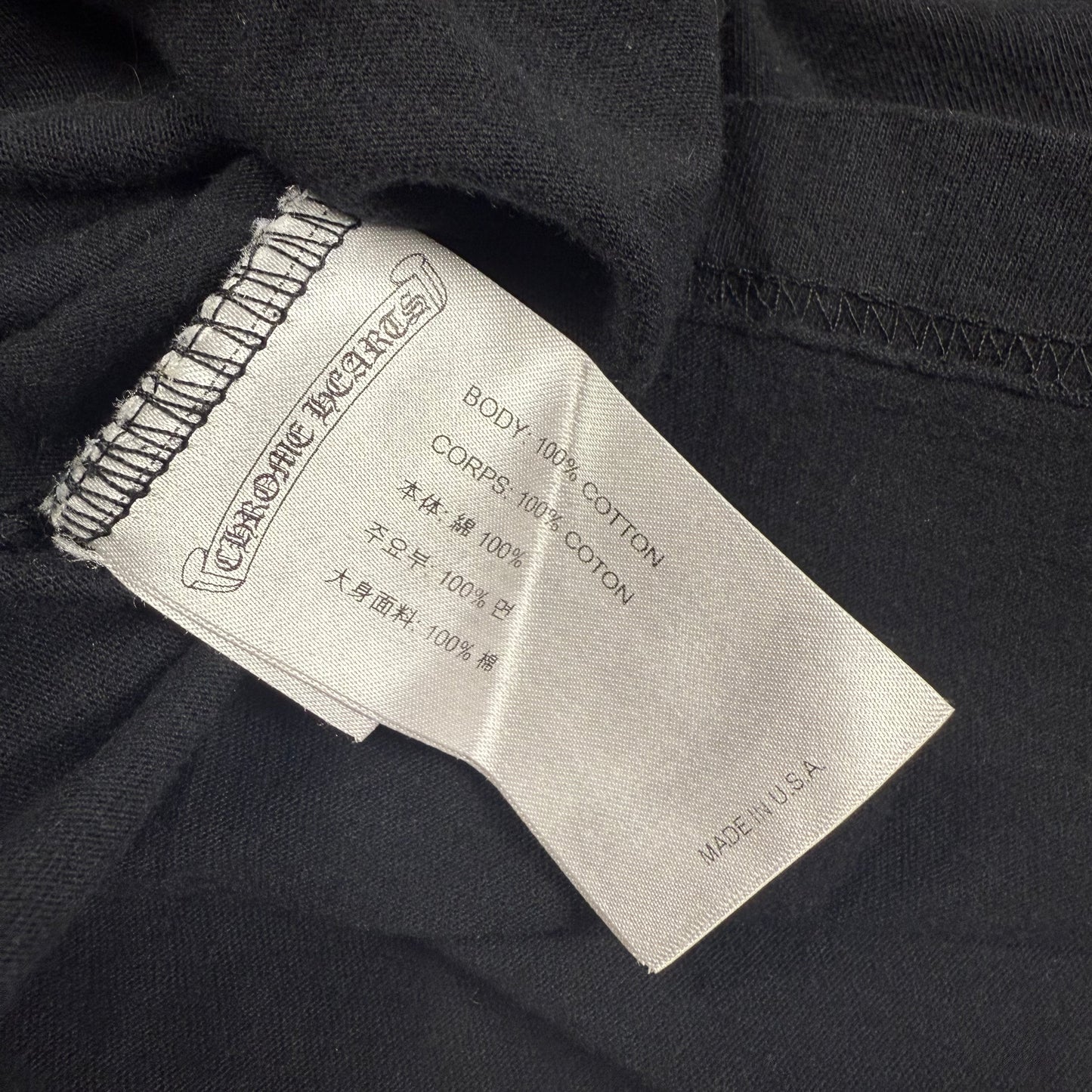 Chrome Hearts Horse Shoe ‘Black’ Logo Pocket T-Shirt