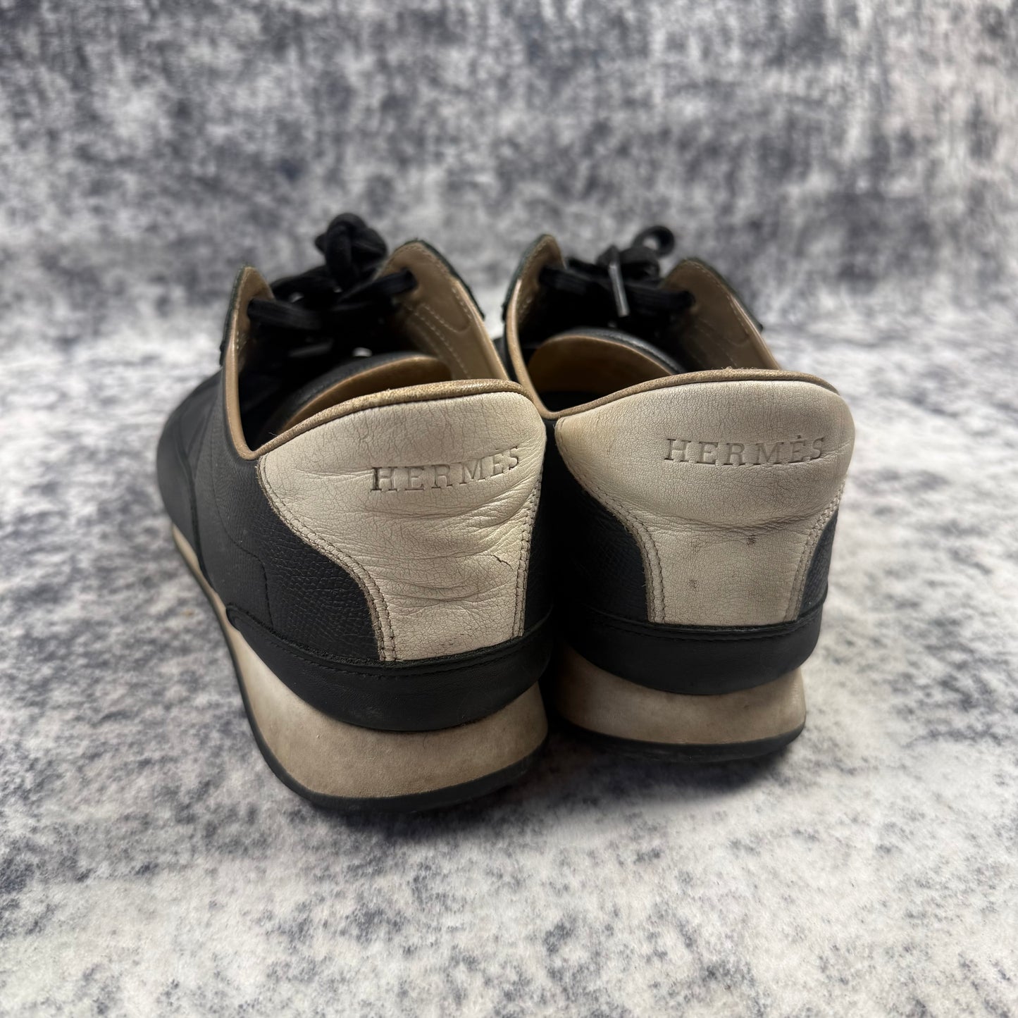 Hermès Quick H Logo ‘Black’ Leather Trainers