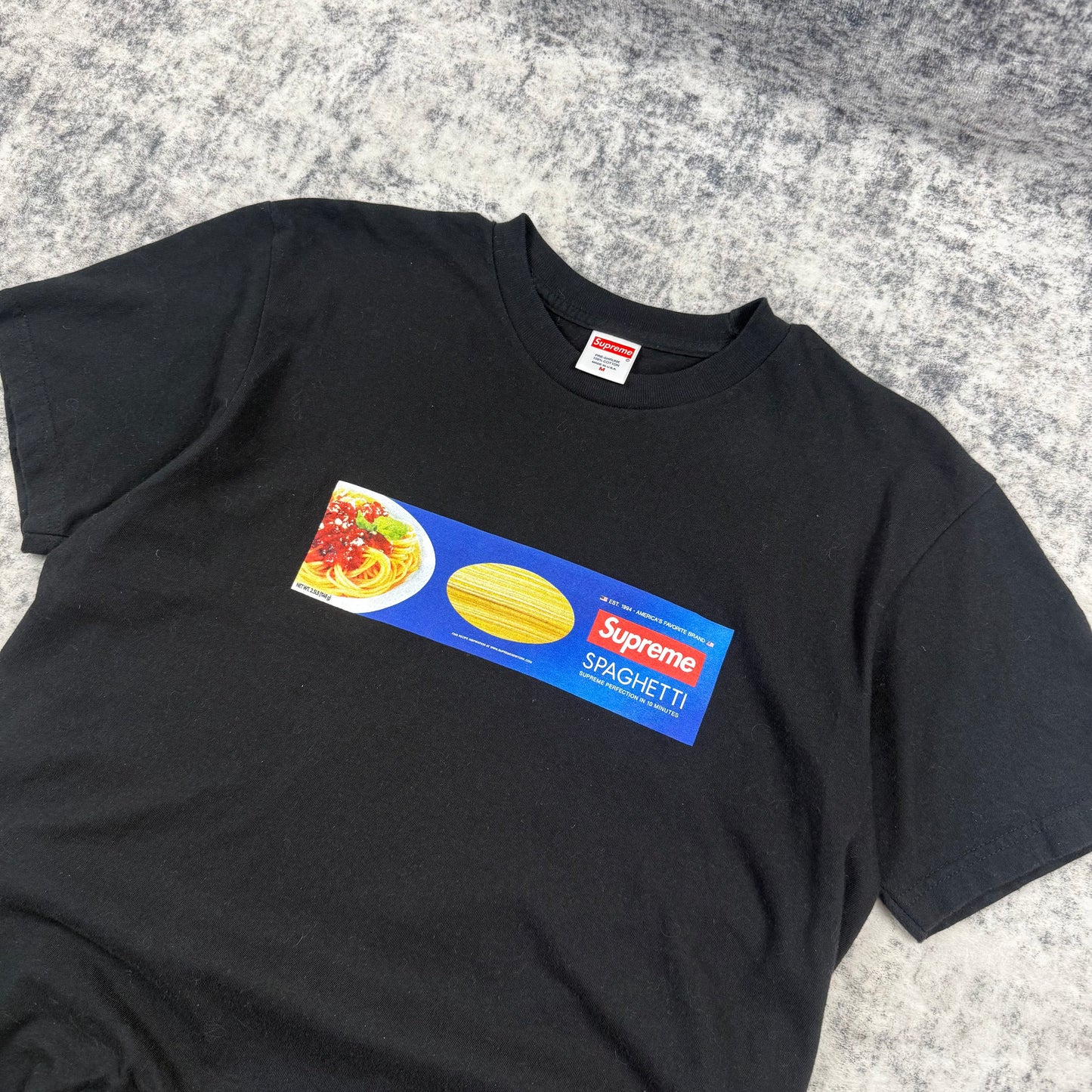 Supreme FW21 Spaghetti ‘Black’ T-Shirt