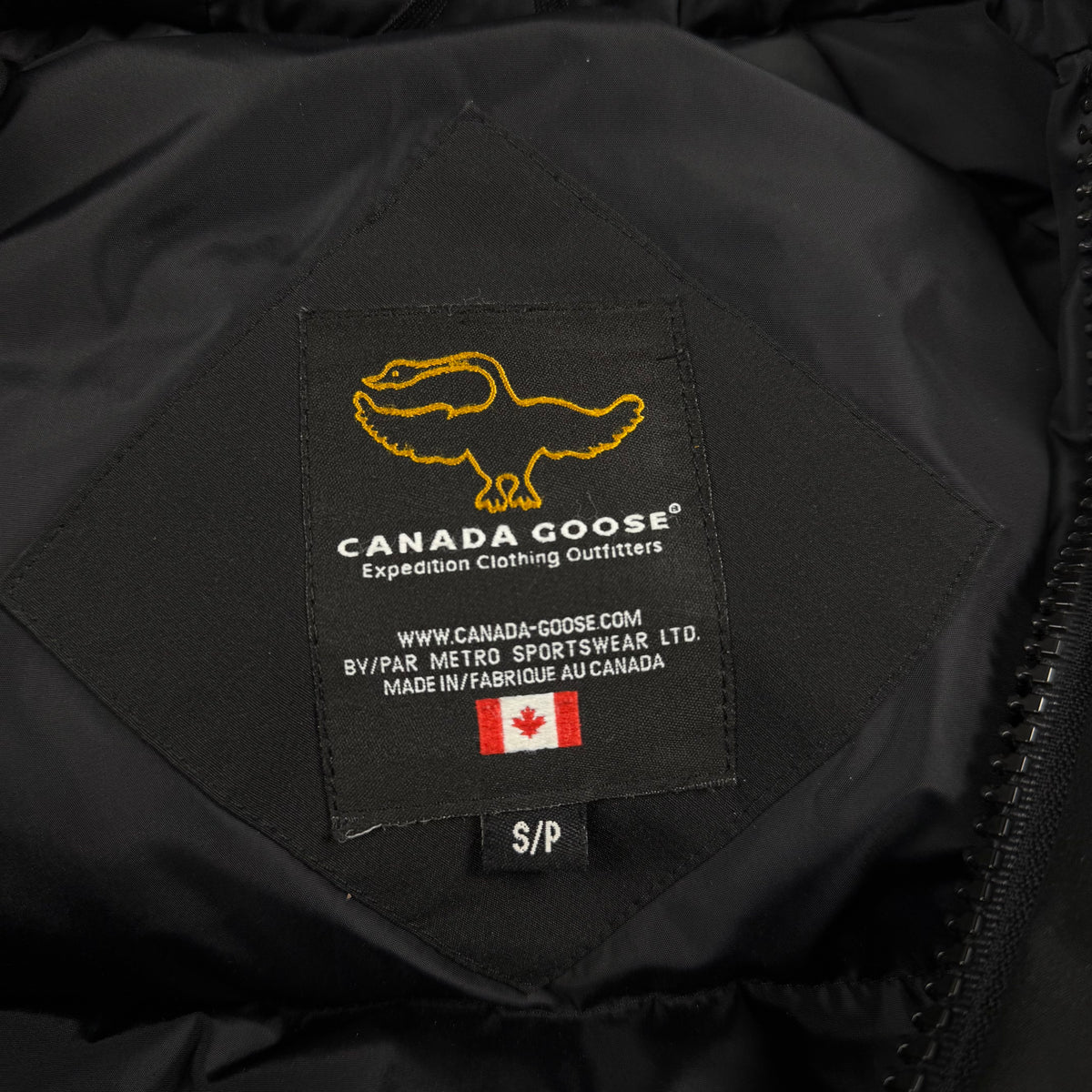Vintage Canada Goose Chilliwack Bomber ‘Black’ Fur Down Jacket